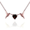 Hummingbird Heart Necklace