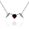 Hummingbird Heart Necklace