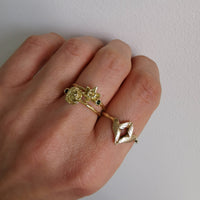 Rose Ring - June Birth Flower Ring