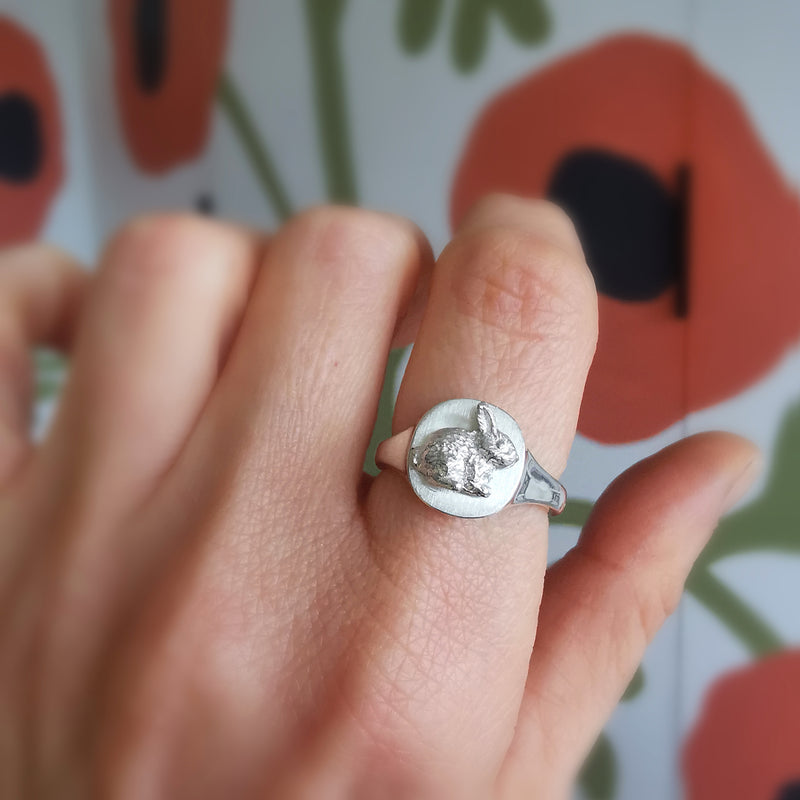 Bunny Signet Ring