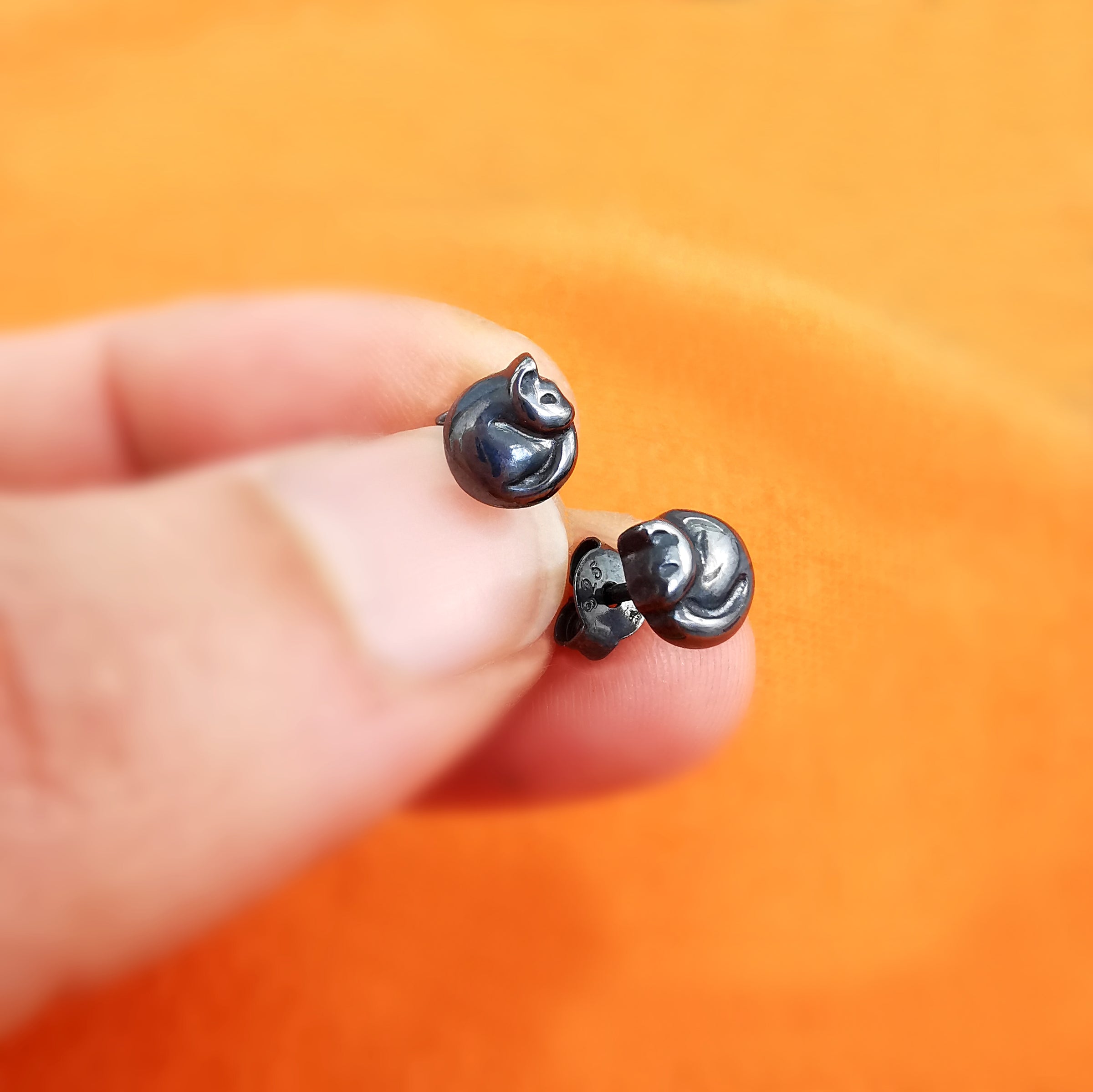 Cat Stud Earrings