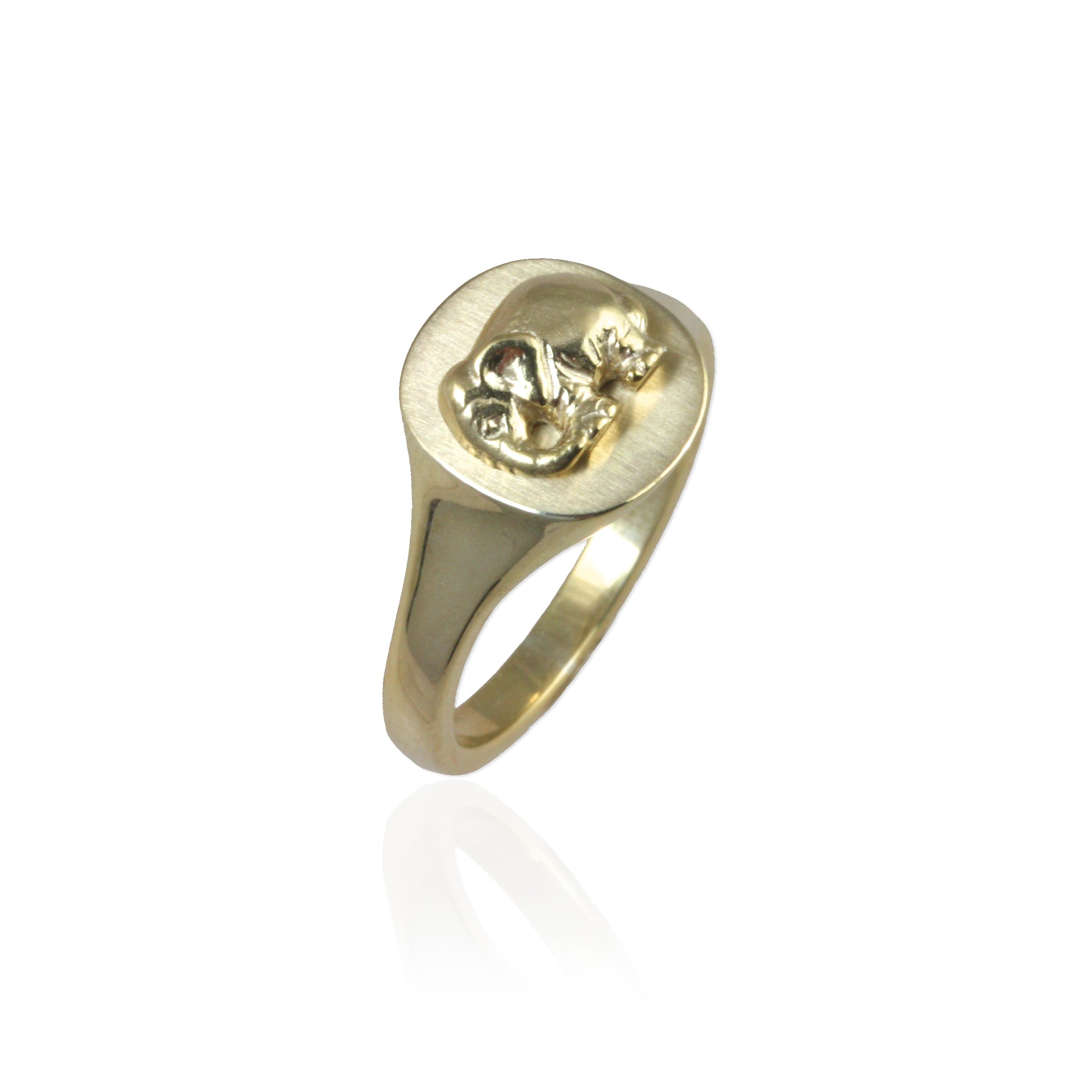 Baby Elephant Signet Ring