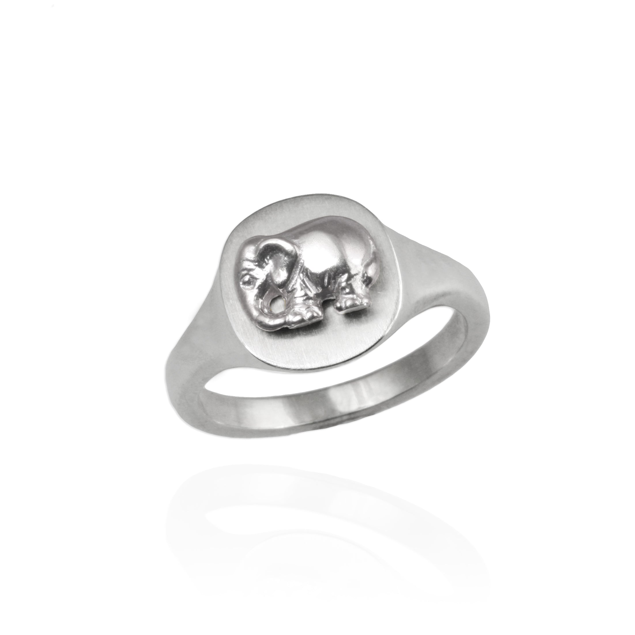 Baby Elephant Signet Ring