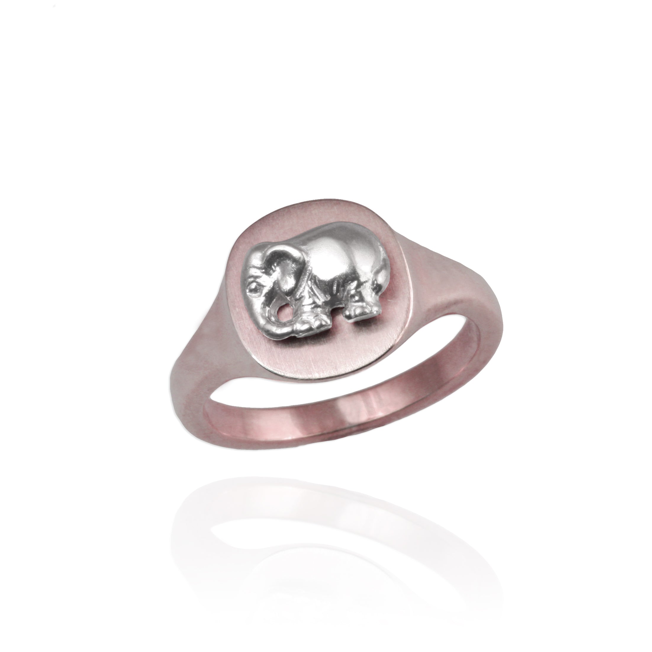 Baby Elephant Signet Ring