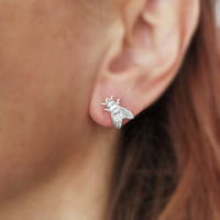 Pendientes de mosca 