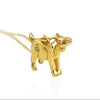 SAMPLE SALE gold plated Goat Necklace