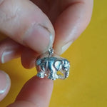 Mother and Baby Elephant Necklace