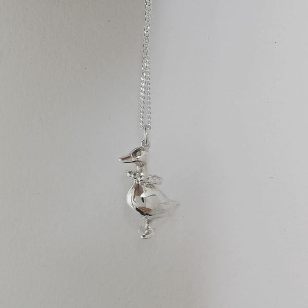 Goose Pendant Necklace