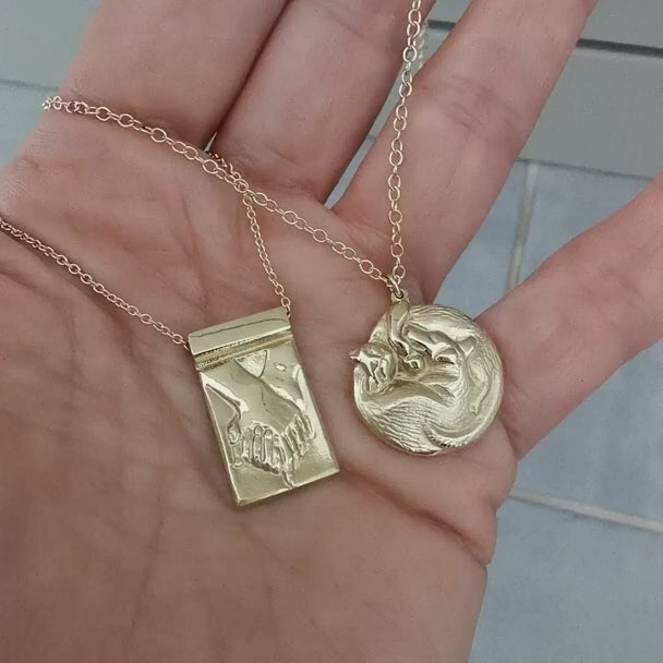 Cat and Dog Necklace