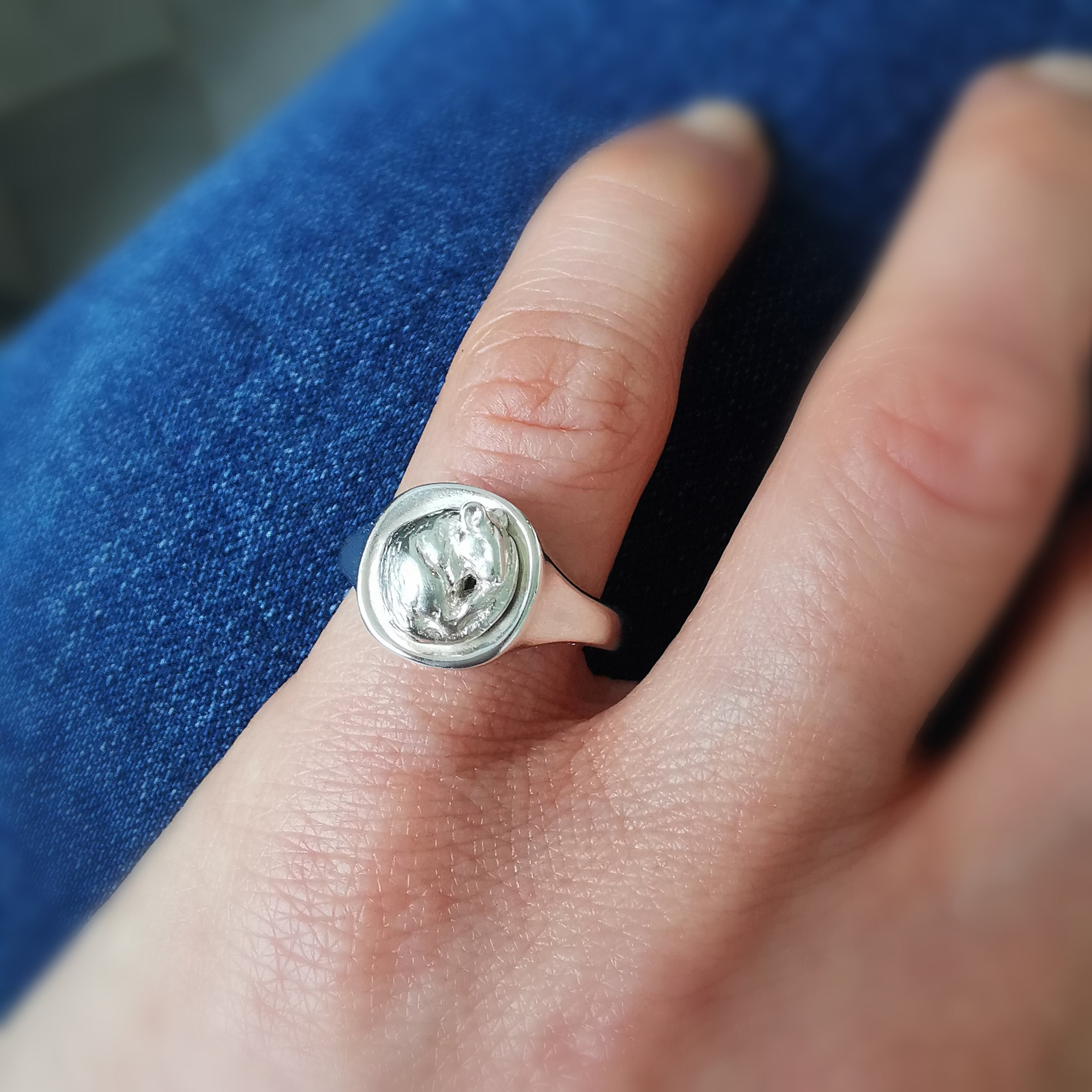 Rat Signet Ring