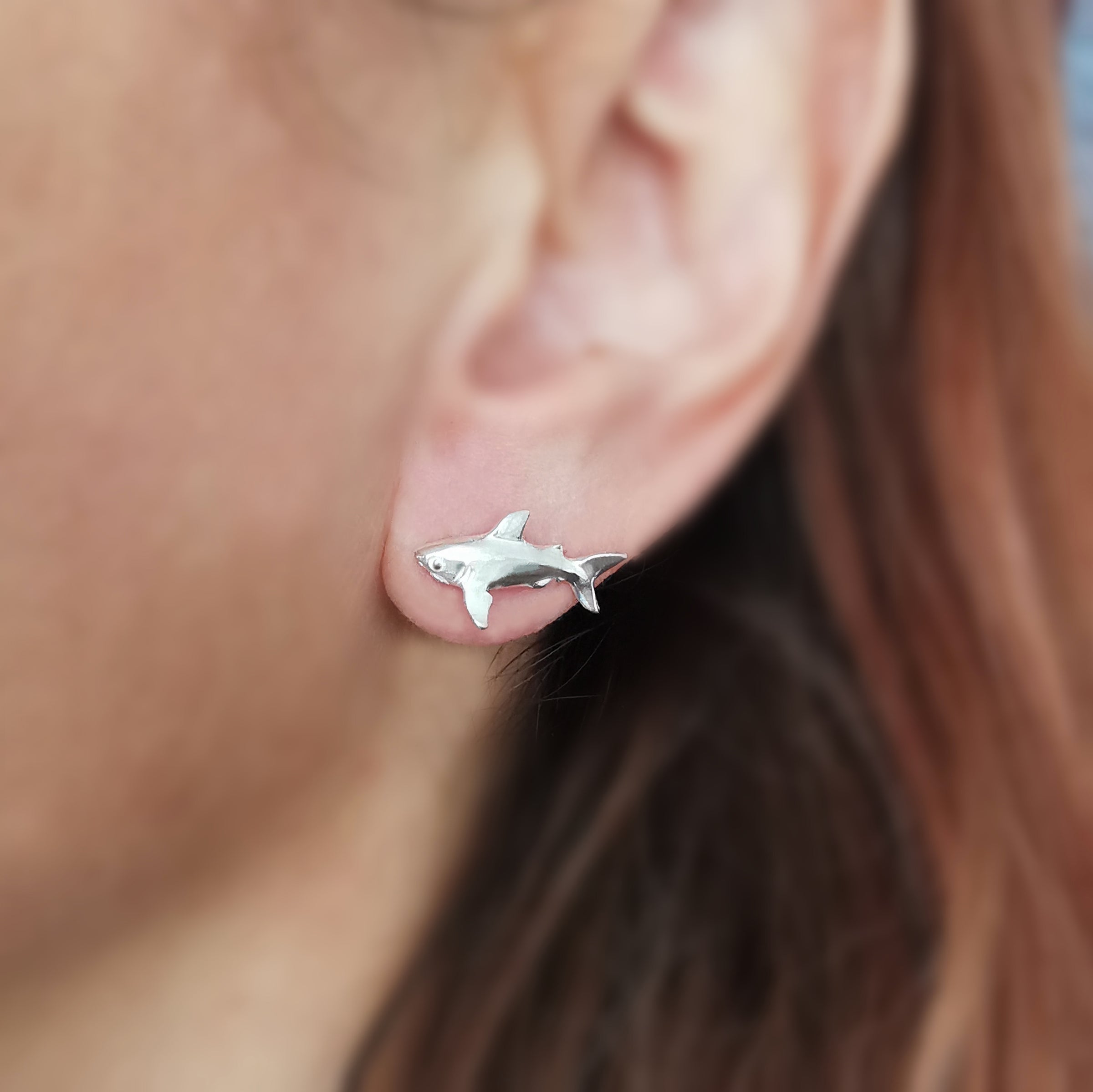 Shark Ear Stud