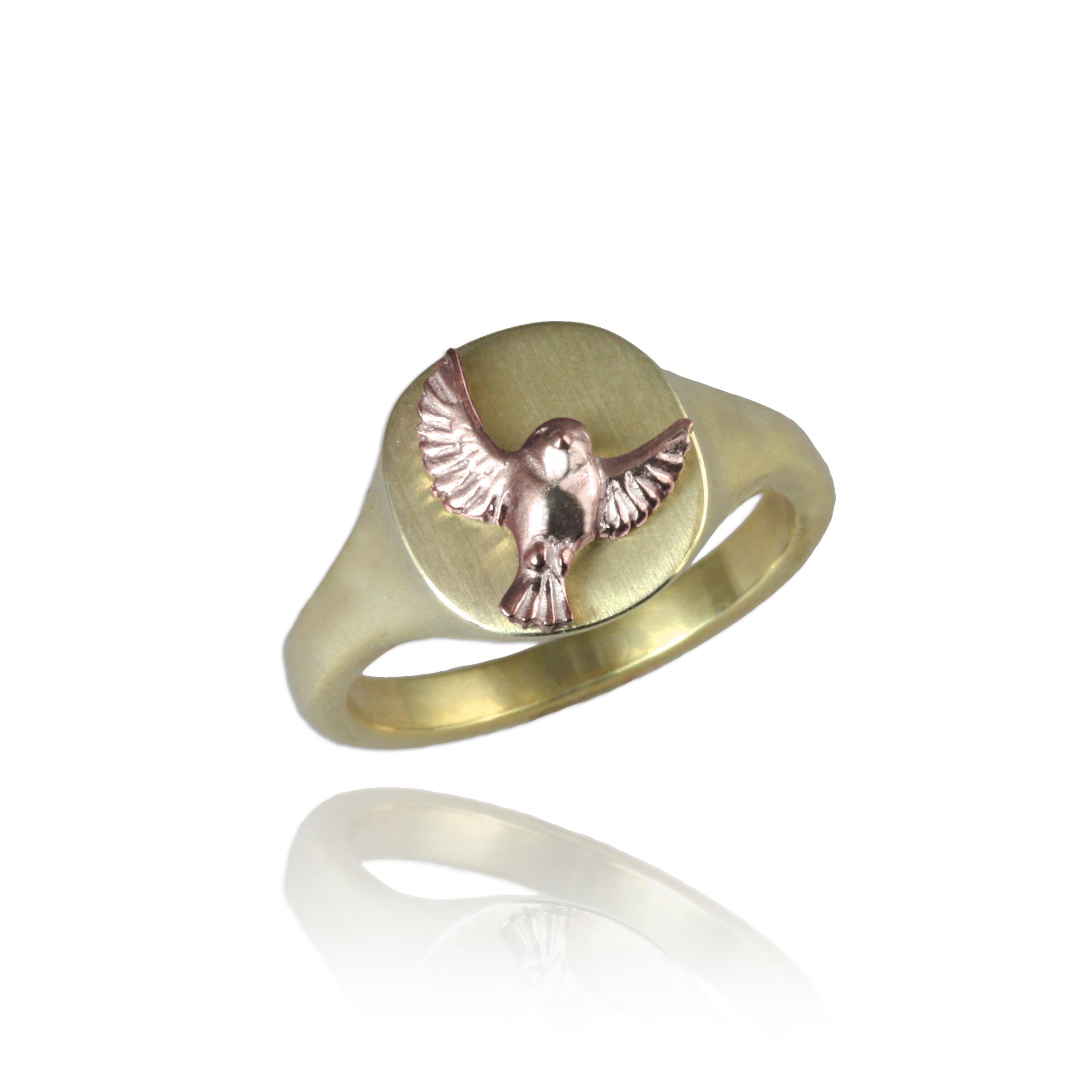 Freedom Bird Signet Ring