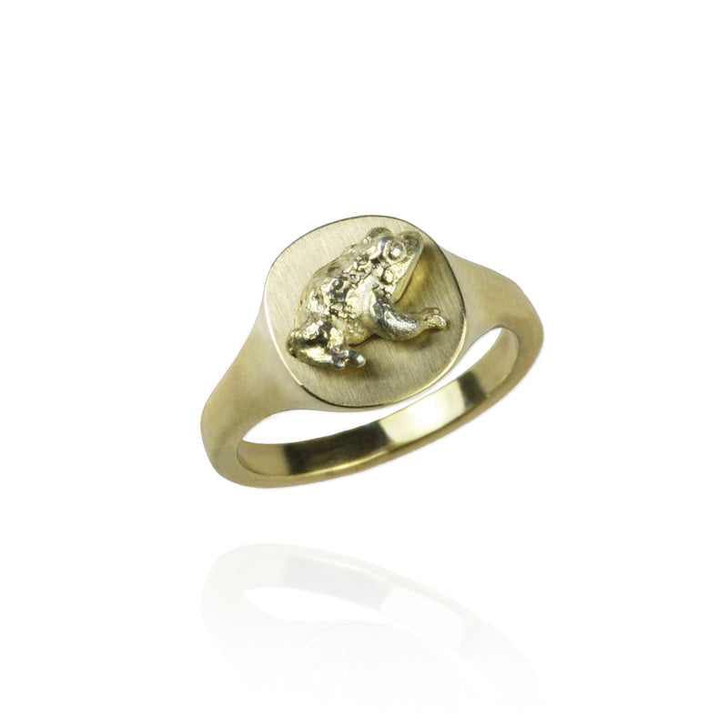 Toad Signet Ring