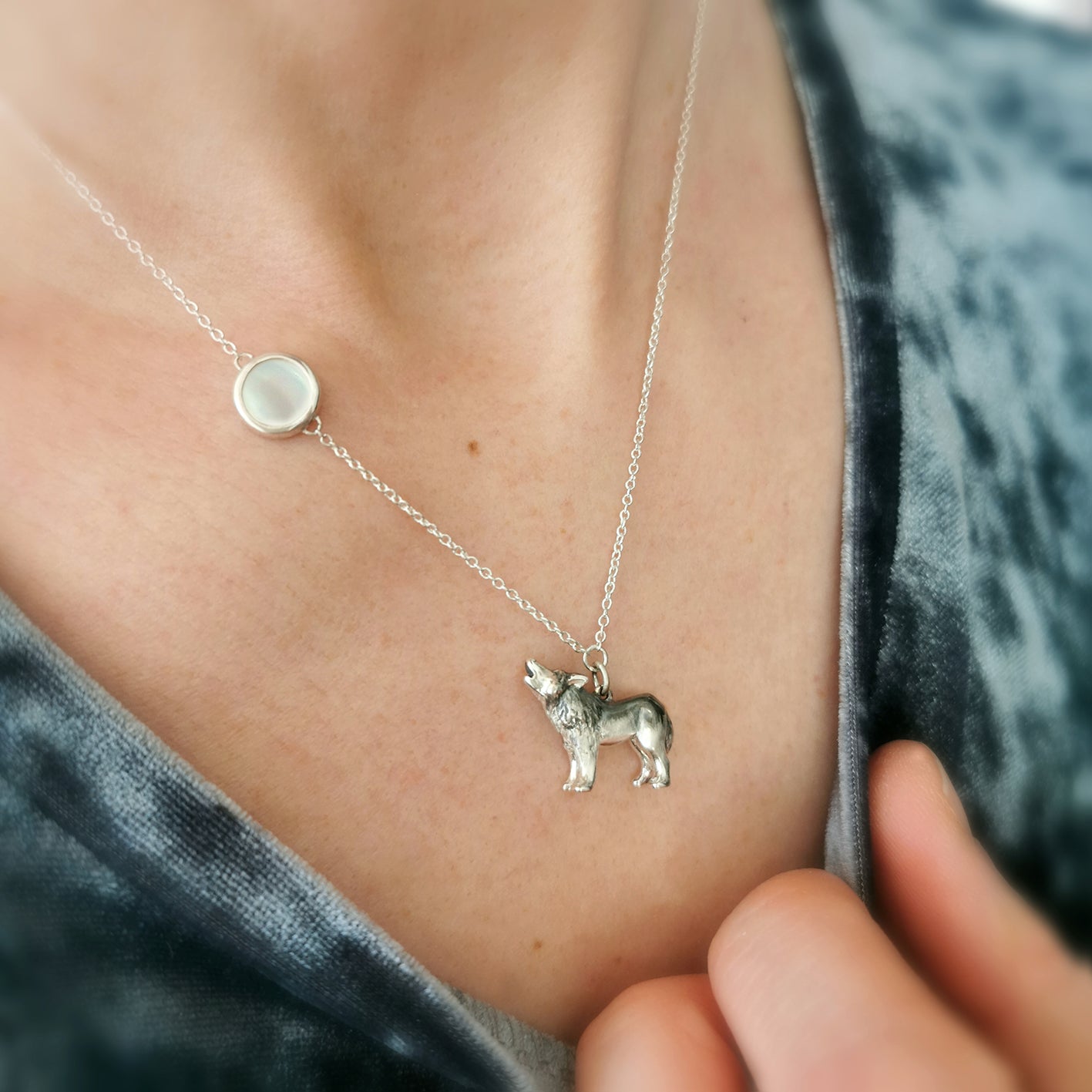 Wolf Moon Necklace