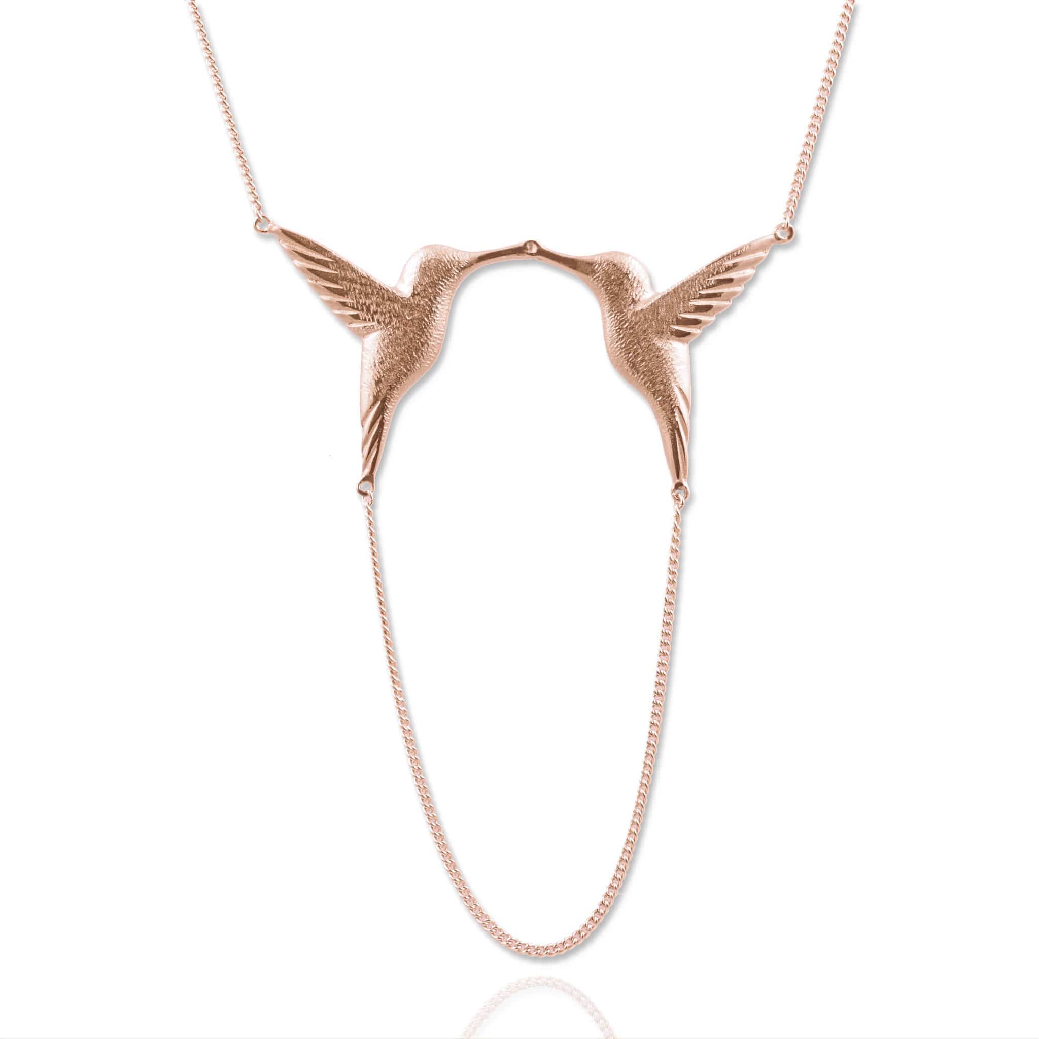 Twin Hummingbird Necklace - Jana Reinhardt Ltd - 3