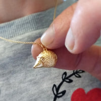 Hedgehog Pendant Necklace