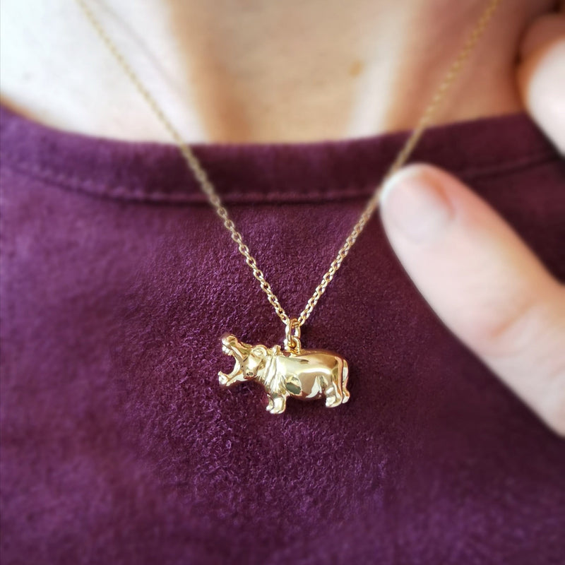 Hippo Necklace