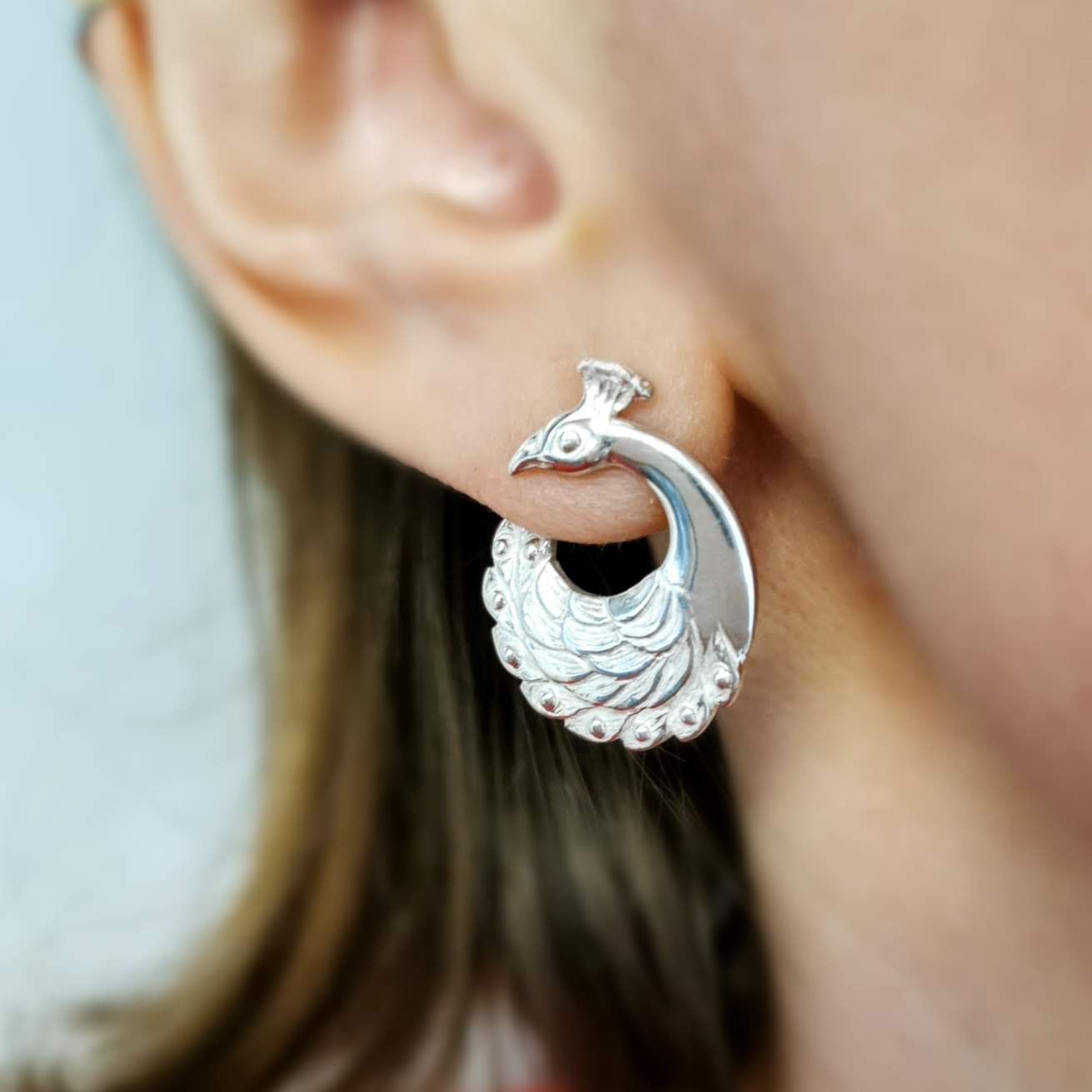 Peacock Earrings