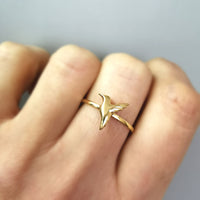 Tiny Hummingbird Ring