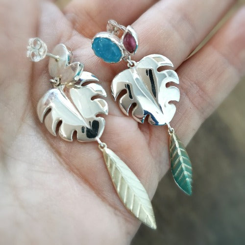 Leaf Drop Earrings