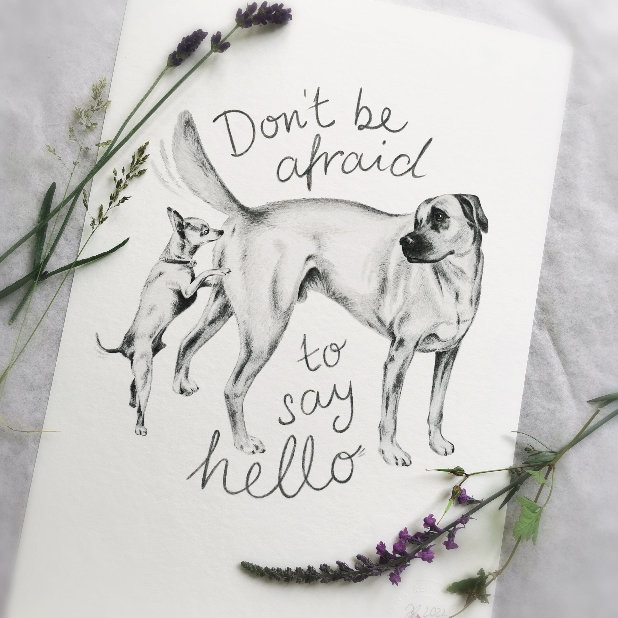 Dogs Art Print