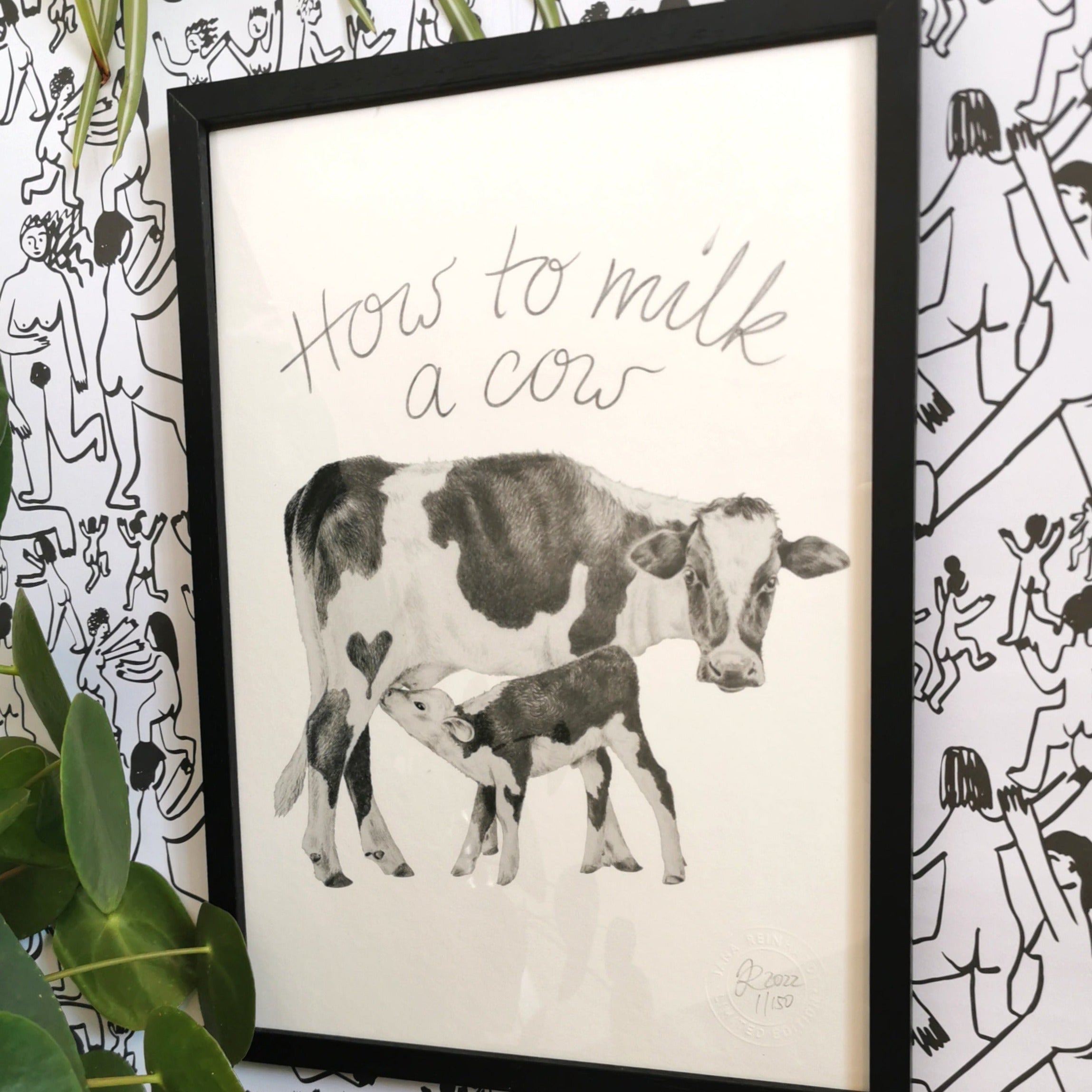 Cow Art Print