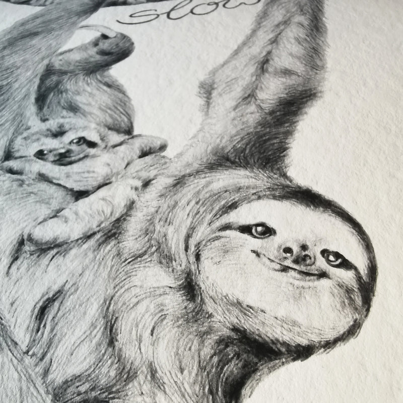 Sloth Art Print