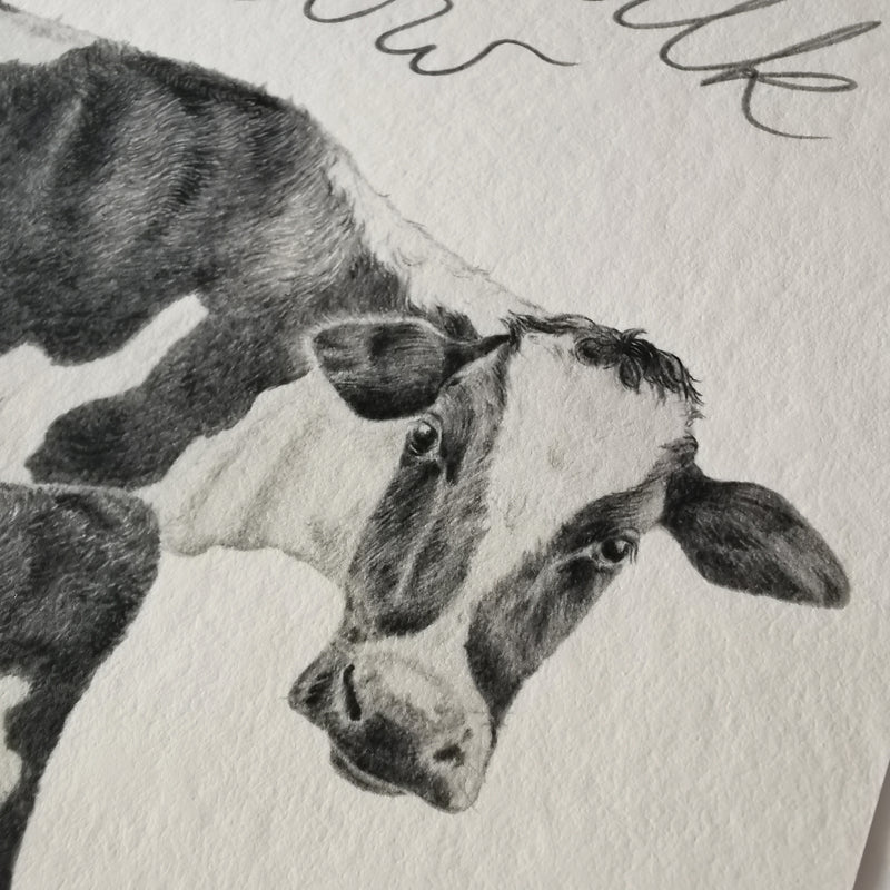 Cow Art Print