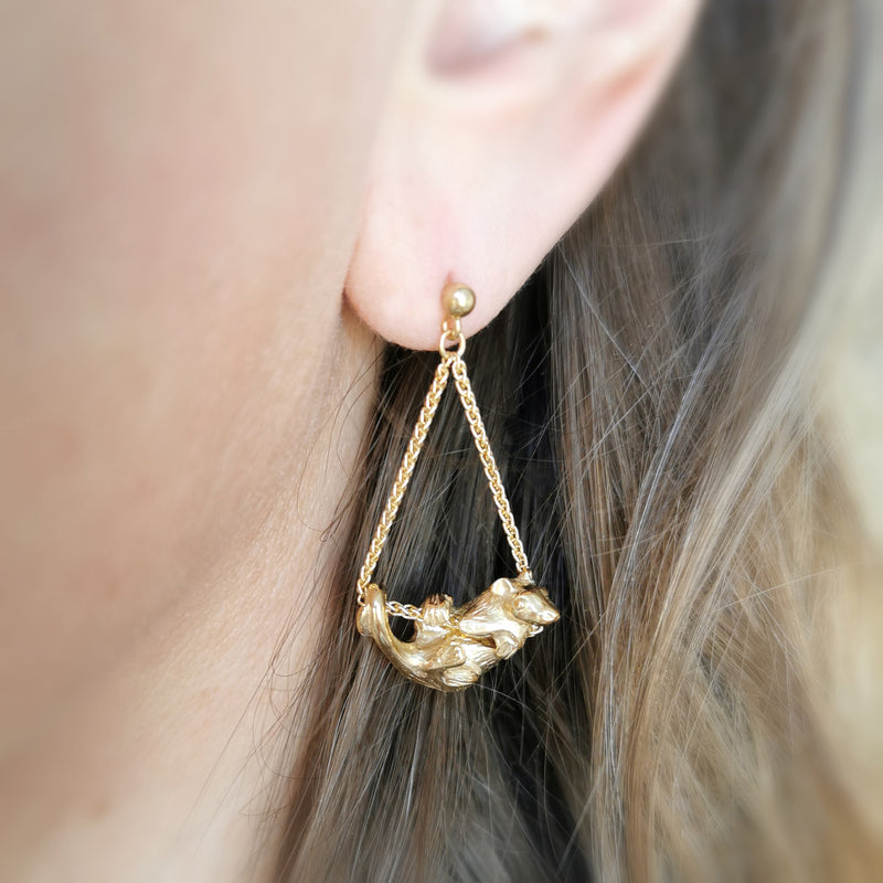 Rat Earrings