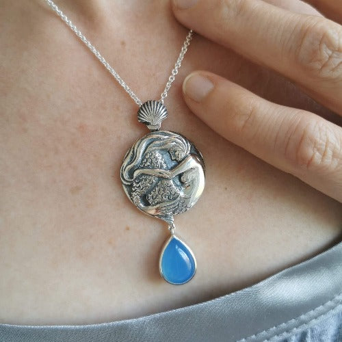 Mermaid Drop Pendant