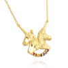 Twin Unicorn Necklace