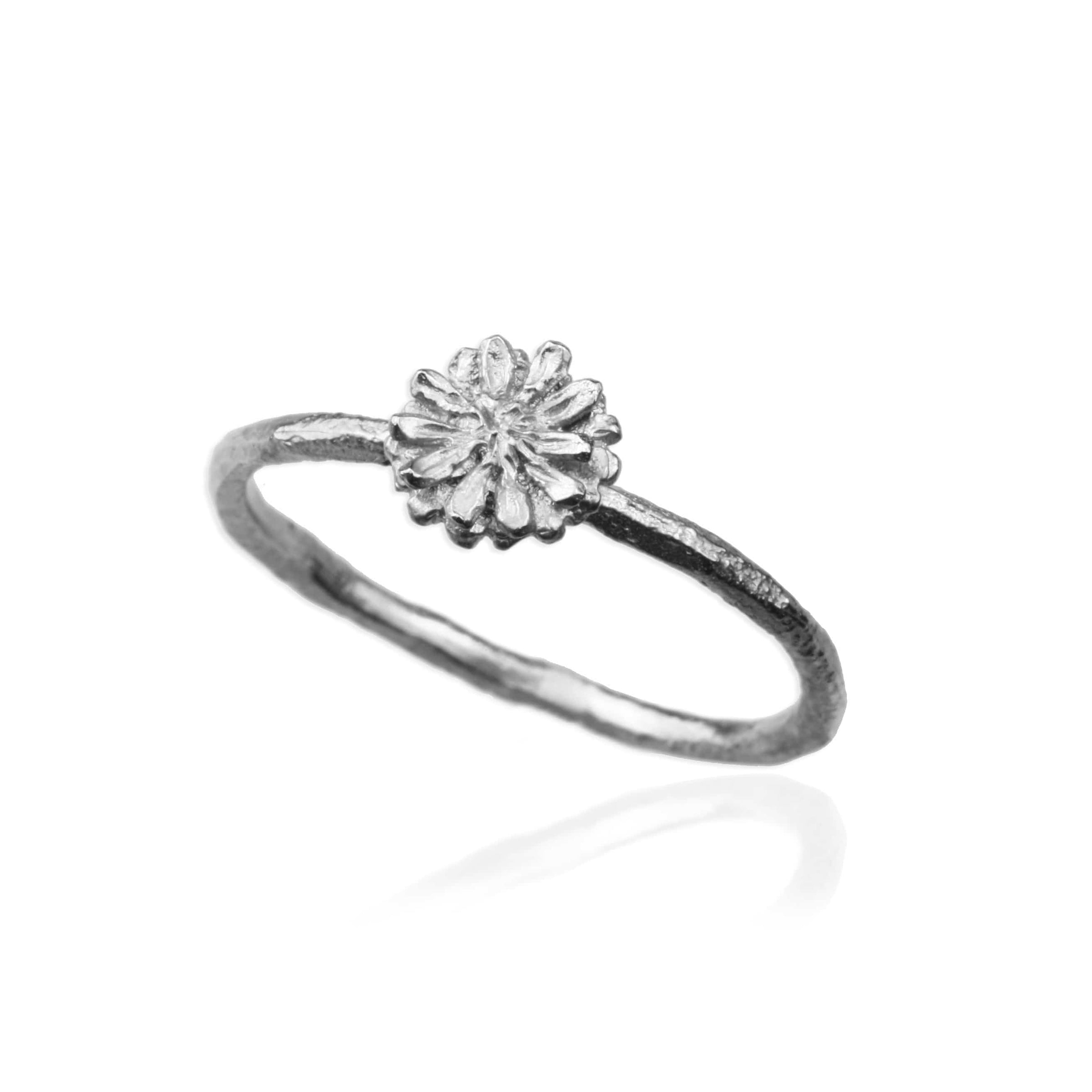 Aster Ring - September Birth Flower Ring