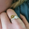 Aster Ring - September Birth Flower Ring