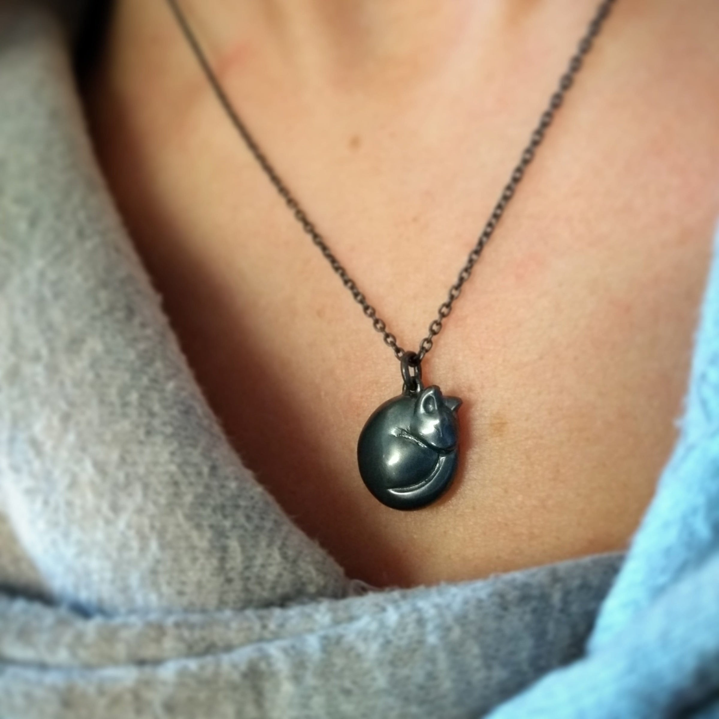 Black Cat Necklace