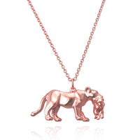 Lioness and Cub Necklace