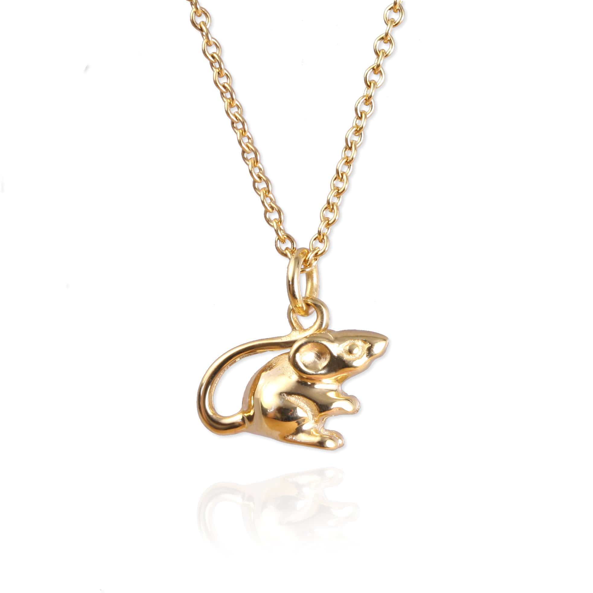 14k Rat Tracks fashion Pendant - Last One