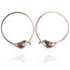 Sparrow Hoop Earrings