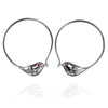 Sparrow Hoop Earrings