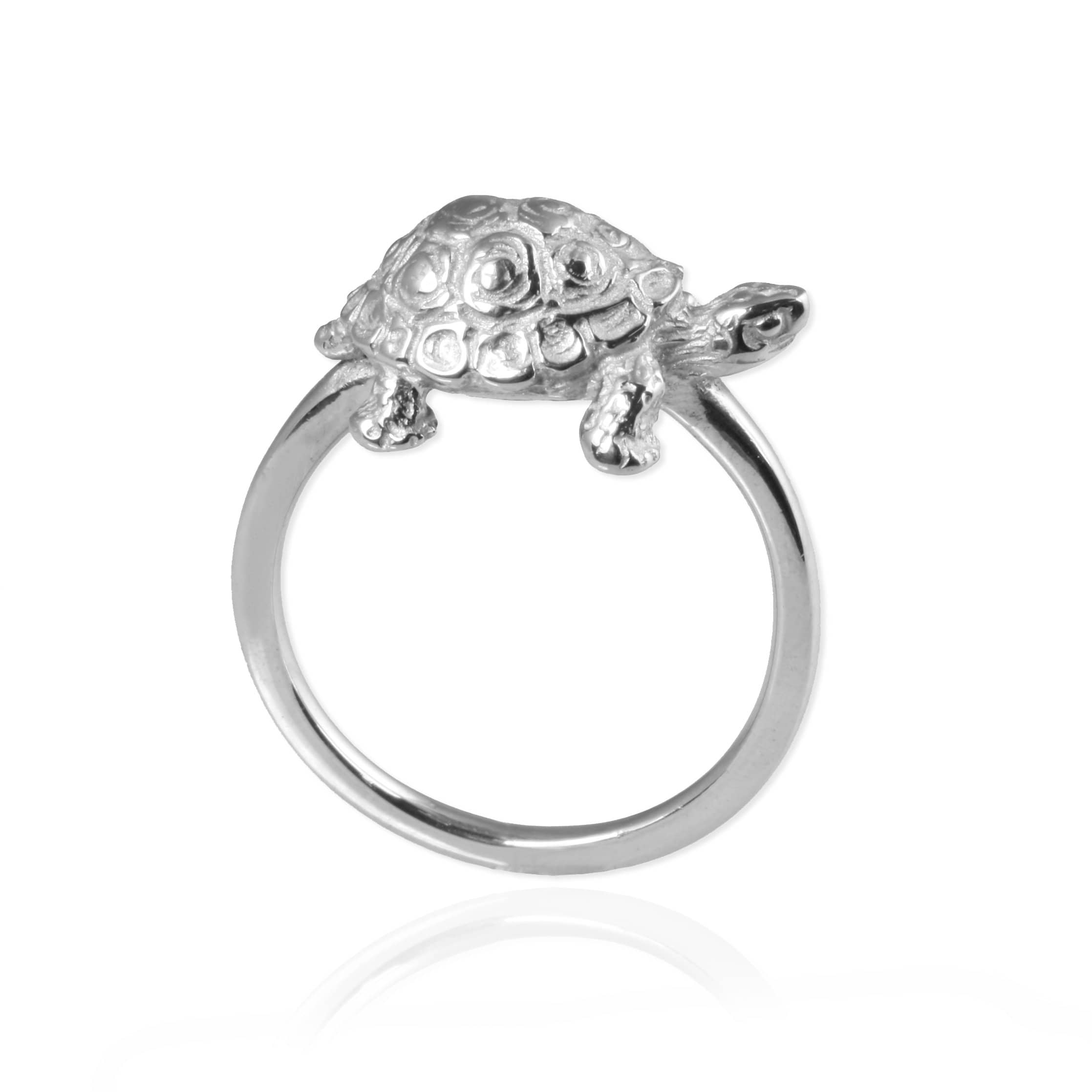 Buy manjari jewels Sterling Silver Micro Setting Green Stone Ladies  Tortoise Rings at Amazon.in